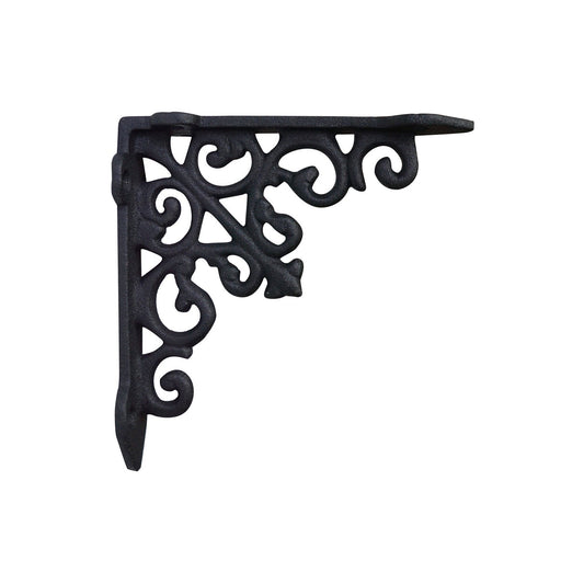 Victorian Shelf Bracket, Small, Black