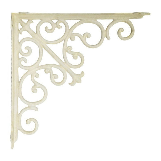 Victorian Shelf Bracket, Large White