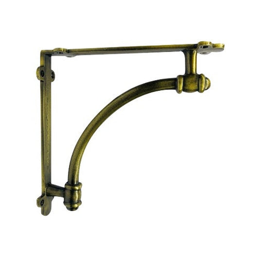 Half-Round Bracket, Medium, Antique Gold