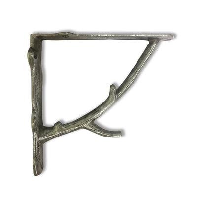 Branch Bracket, Small, Antique Metal