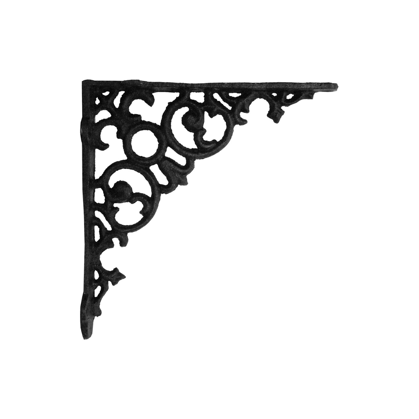 Scroll Bracket, Small, Black