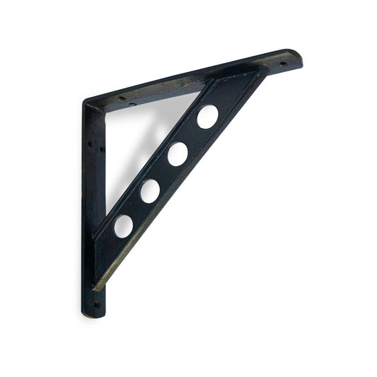 Circled Corner Bracket, Antique Black, Small