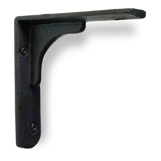 Minimal Corner Bracket, Antique Black, Large