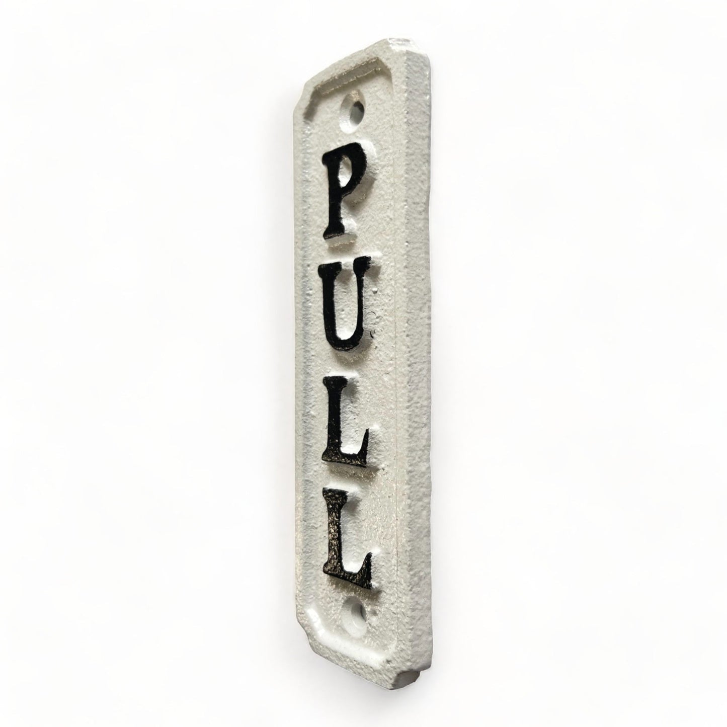 ~Pull~ Sign, White