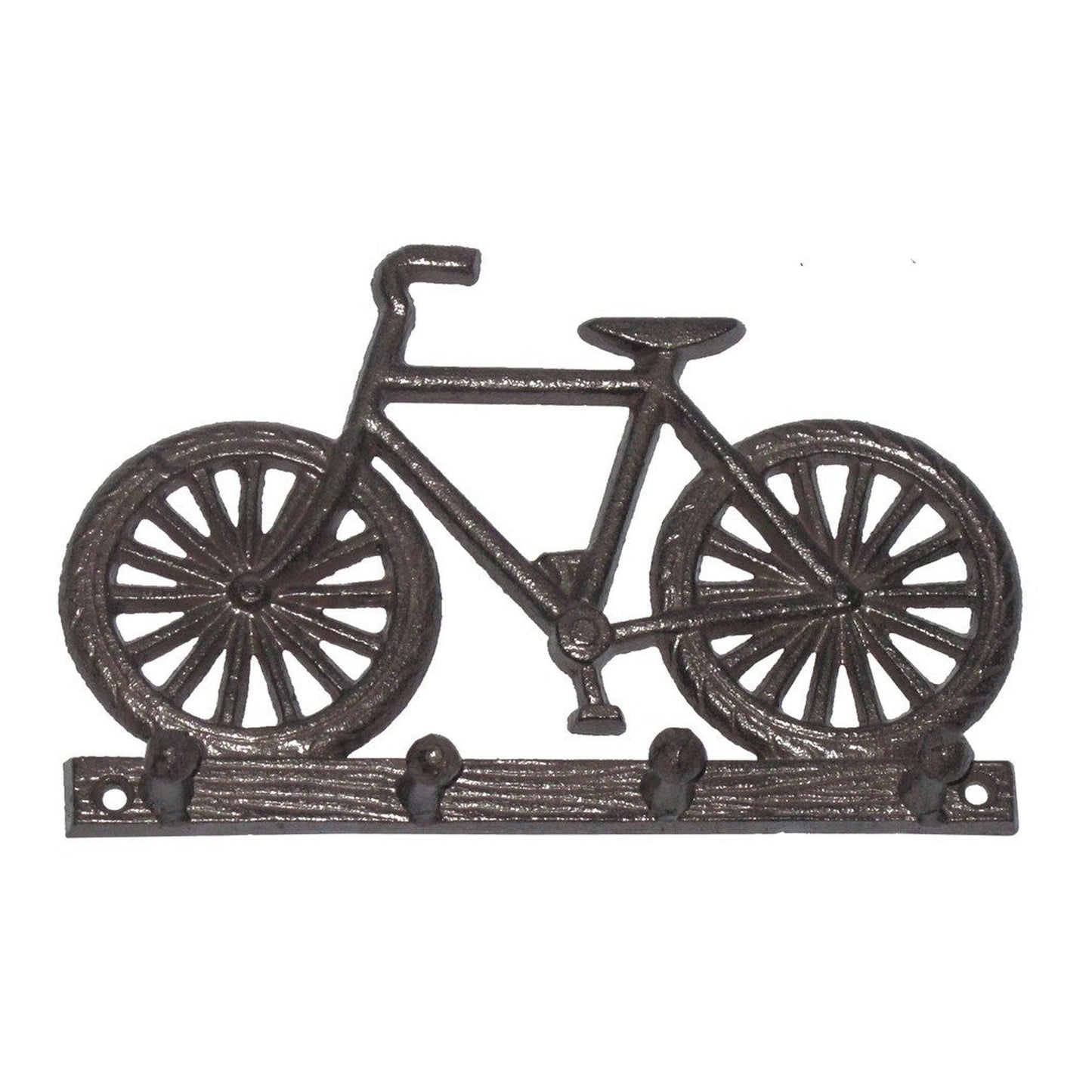 Bicycle 4 Hooks Rack Black