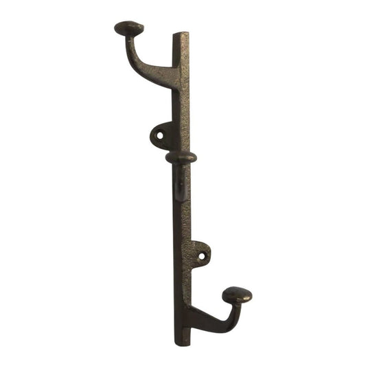 Cast Iron Cubic Rod, 3 Hooks