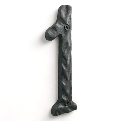 Cast iron number 1, 5.5 in (JS-RUSTICNUMBER-1)