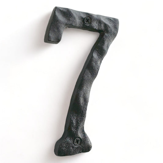 Cast iron number 7, 5.5 in (JS-RUSTICNUMBER-7)