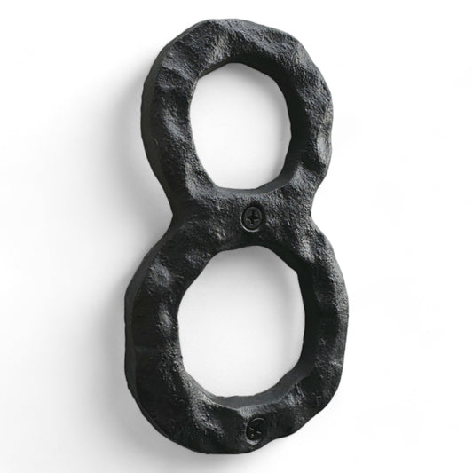 Cast iron number 8, 5.5 in (JS-RUSTICNUMBER-8)