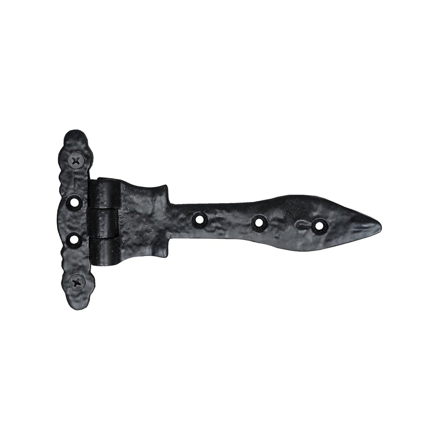 Cast Iron Ornate Hinge  Blk