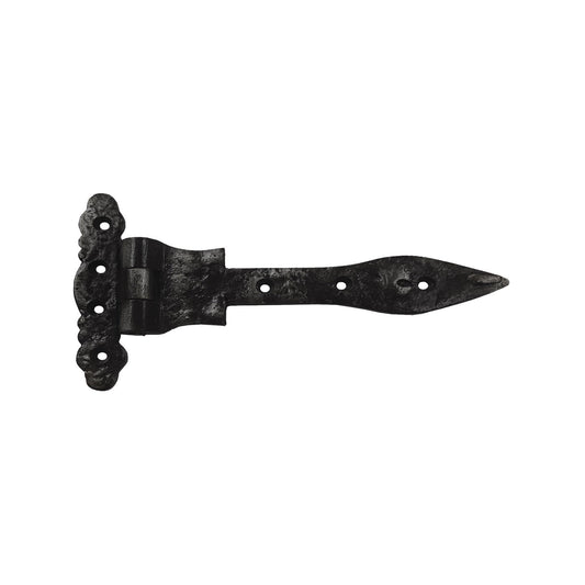 Large Black Ornate Hinge 9inch