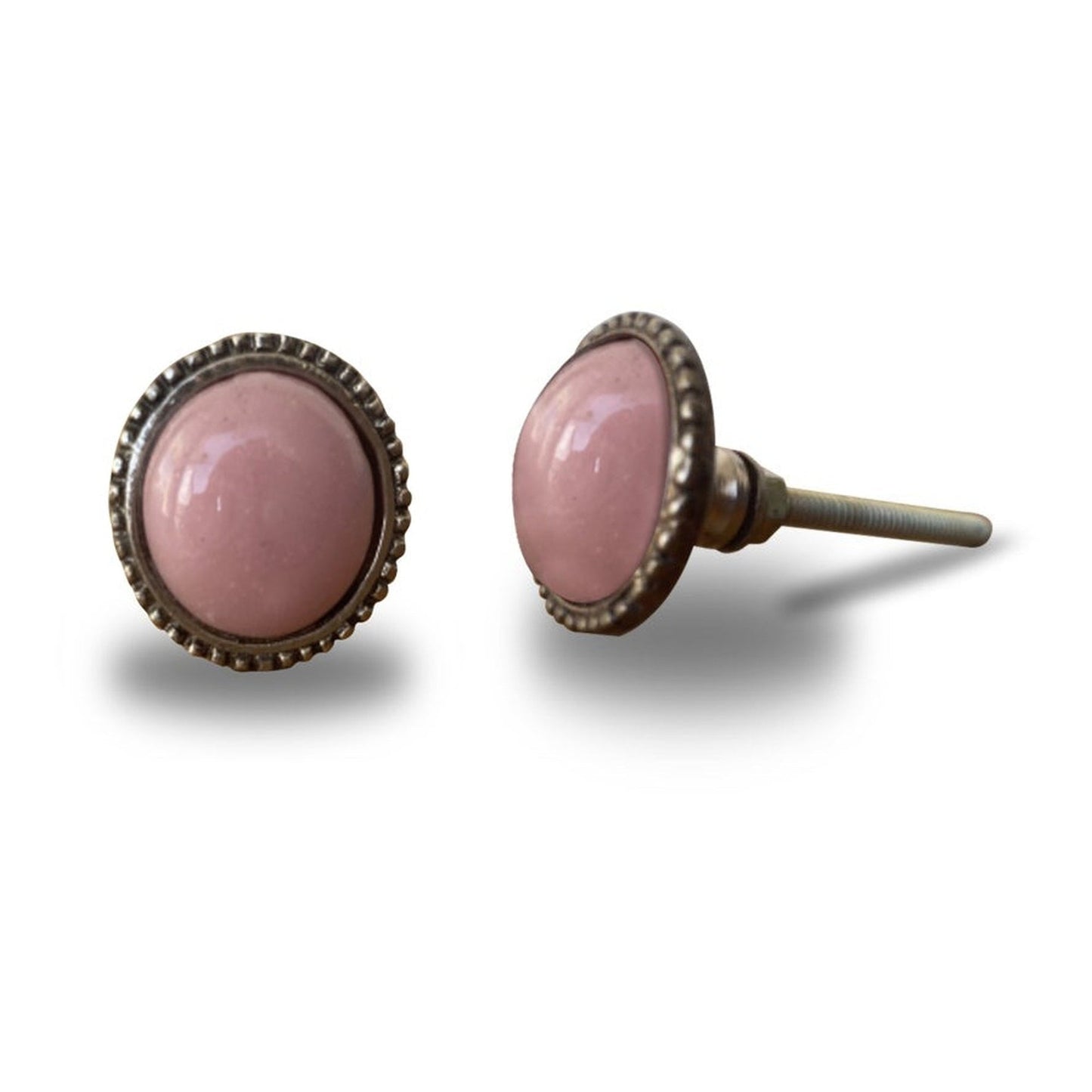 Lilac Ceramic/ Metal Furniture Knob, Last Chance