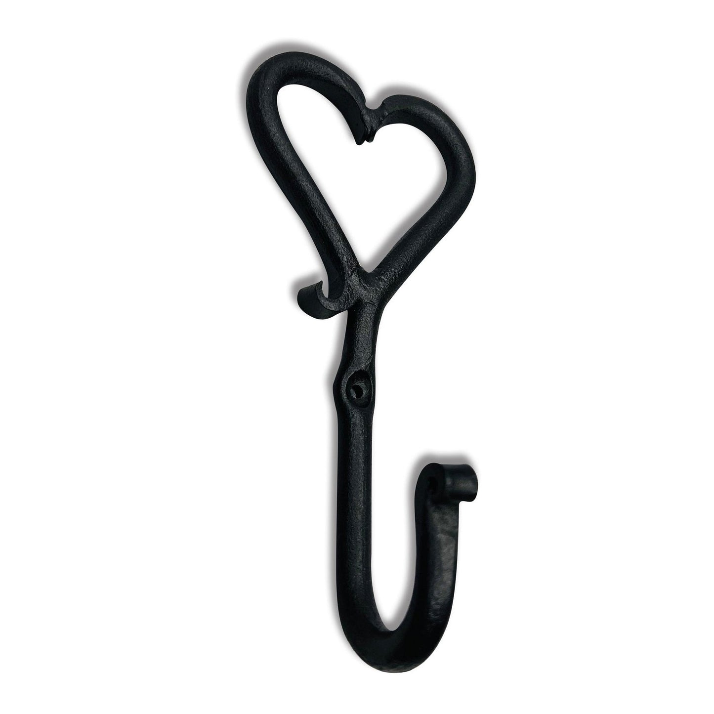 Heart Shape Hand Forged Hook Heart