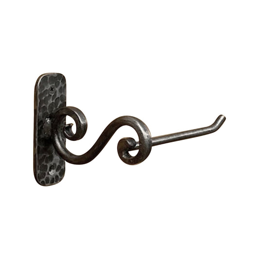 Forged Hand Made Toilet Roll Holder, Antique Metal