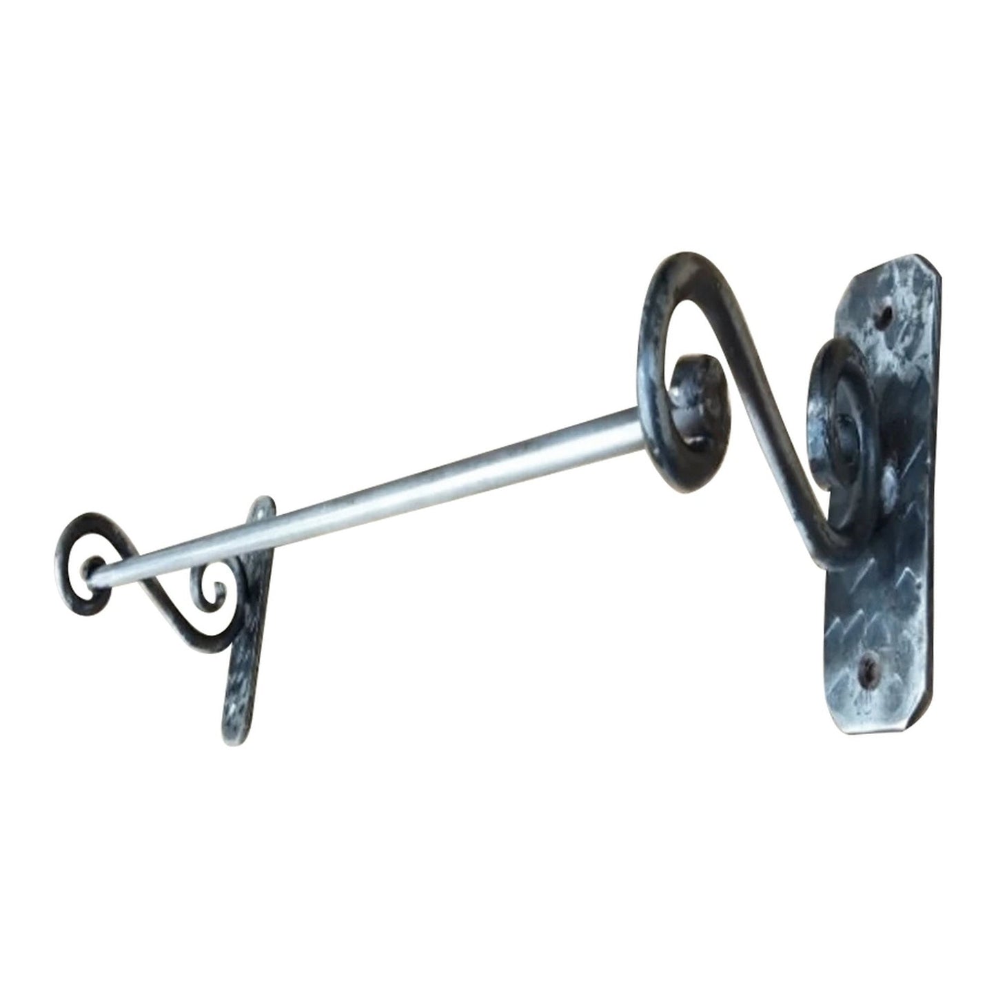 Forged Hand Made Towel Rod, Antique Metal