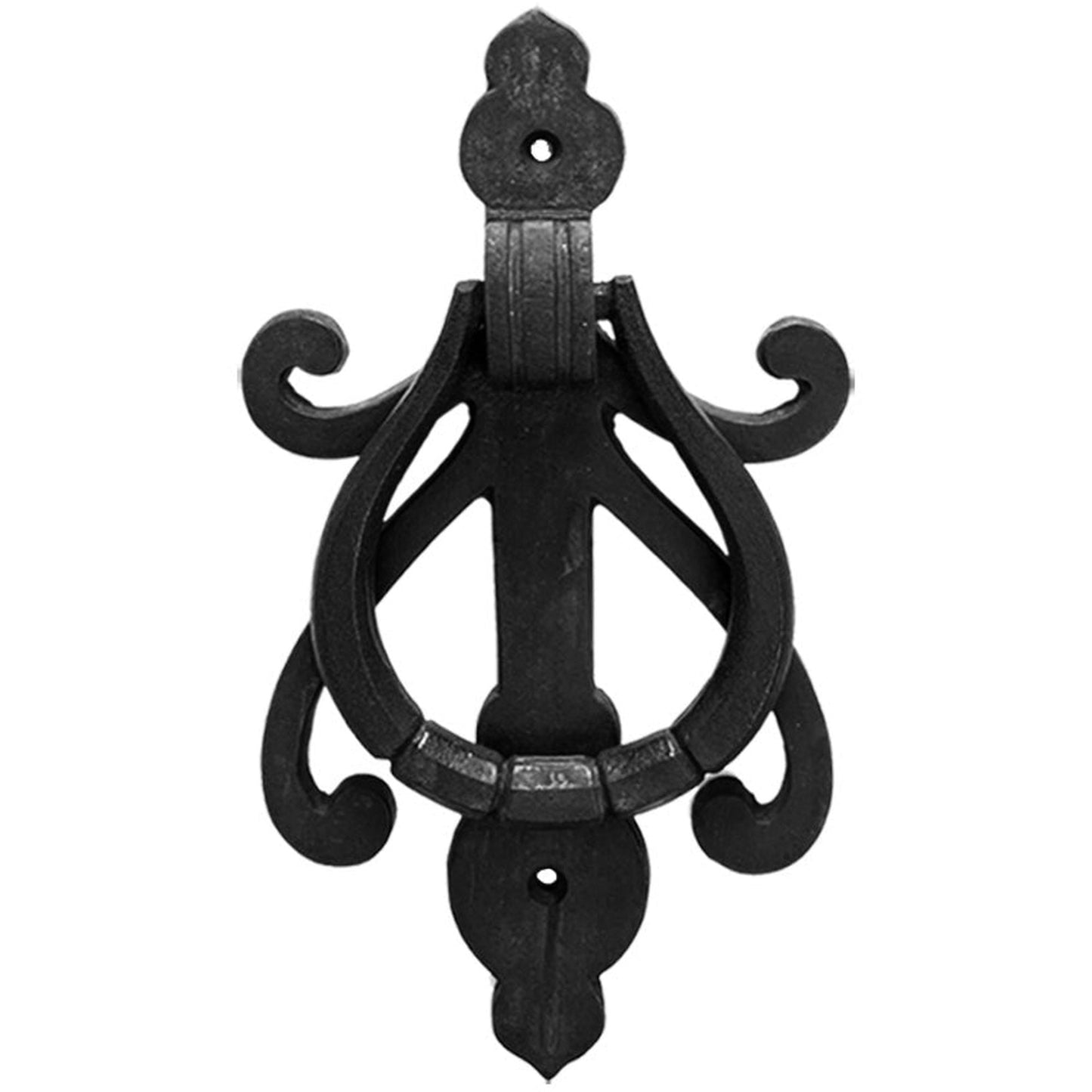 Celtic Iron Door Knocker, Rustic Black, Iron
