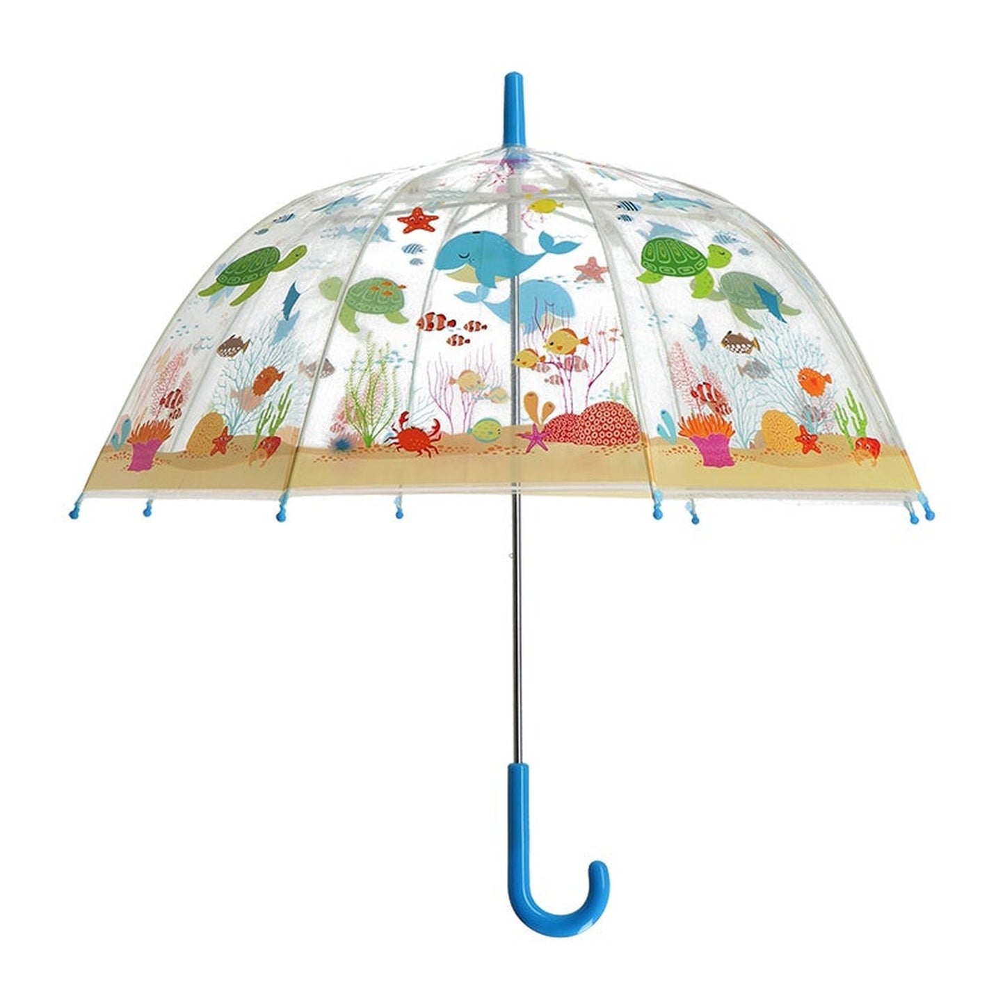 Kids Umbrella Transparent Sea Life