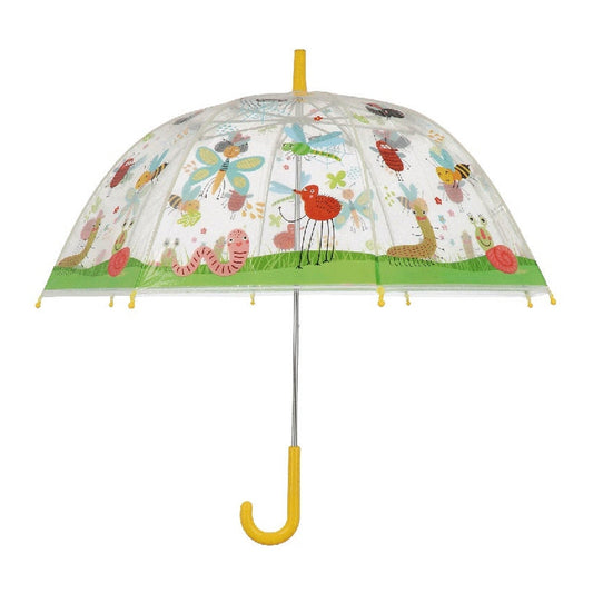 Kids Umbrella Transparent Insects