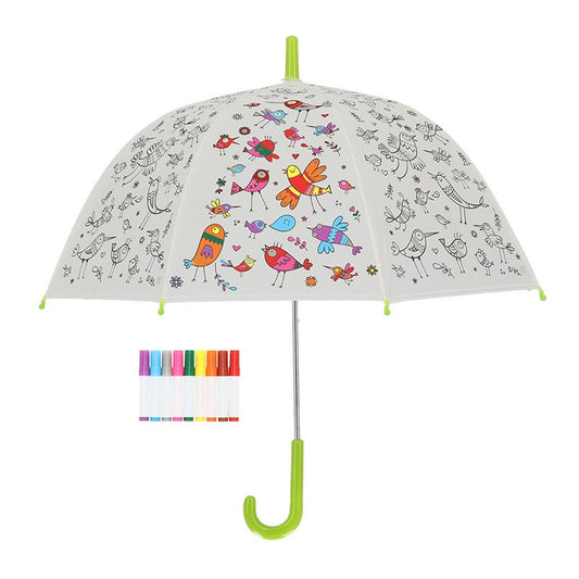 Colour in Umbrella "Birds"