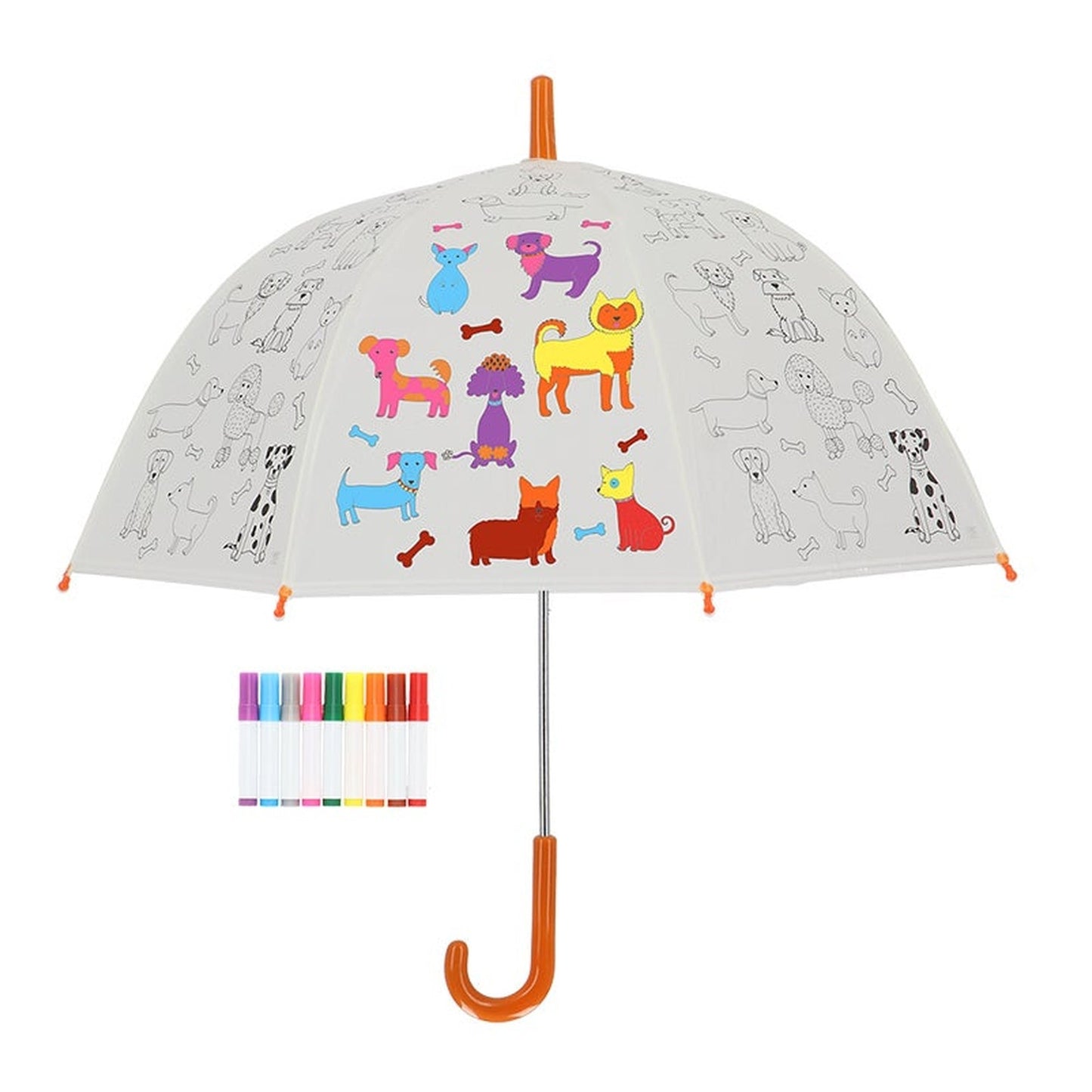 Colour in Umbrella "Dogs"