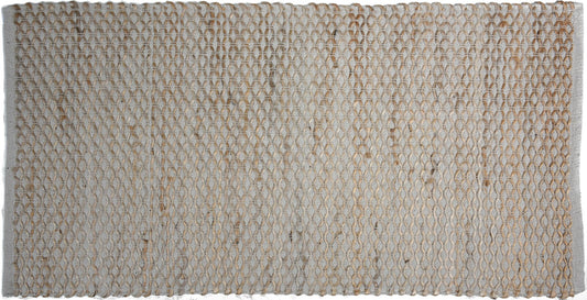 Rug, Cotton Jute, Size 2.3x4.6 Feet. Diamond Desig