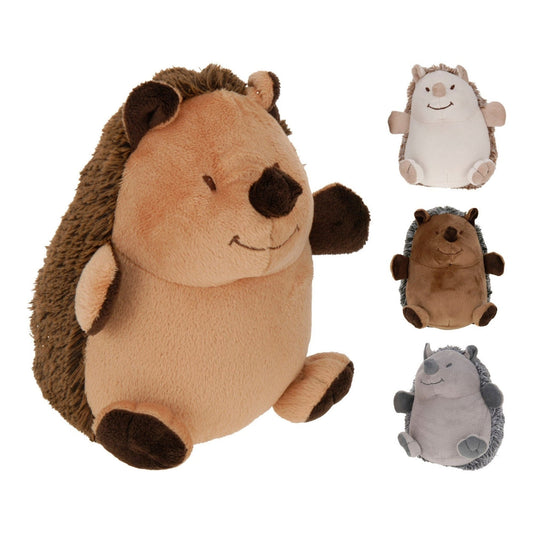 Door Stopper Plush, Polyester Hedgehog. 4 Ass. Colours