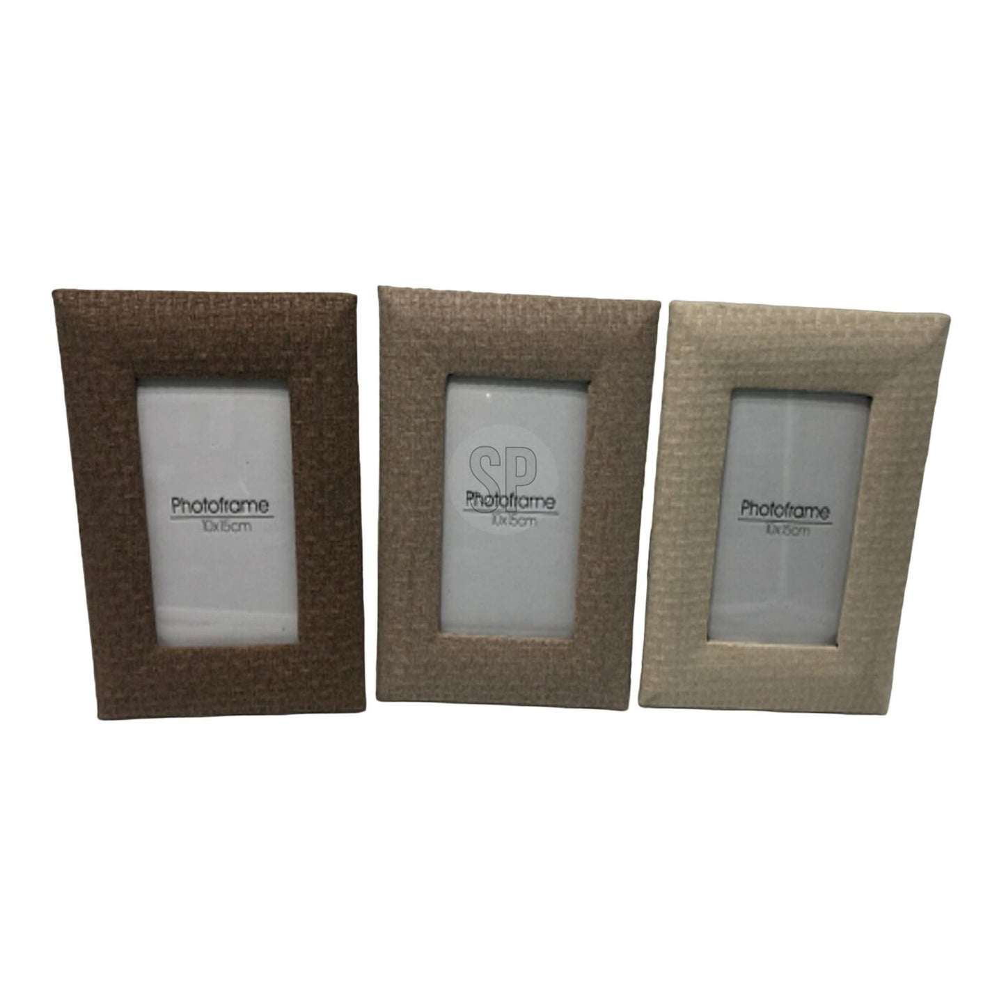 Photoframe, Mdf With Fabric, 3 Ass. Colors