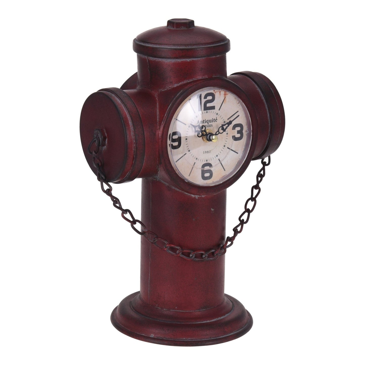 Beau Table Clock Iron 22X15X32cm