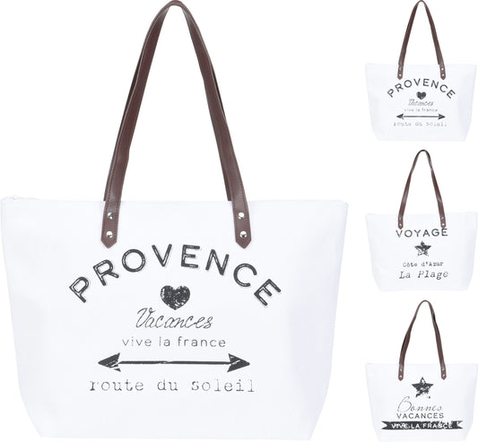 Beach Bag With Text, (YVR Showroom)