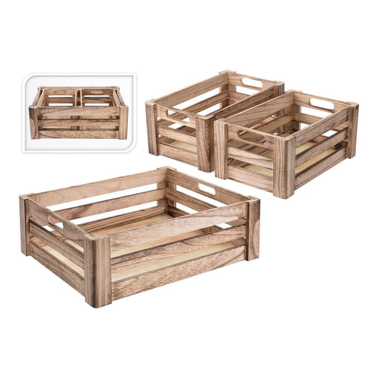 Wood Crate Tray DISC