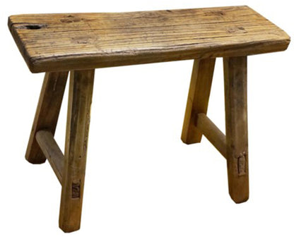 Rect. Antique Mini Stool *Assorted, Size May Vary*
