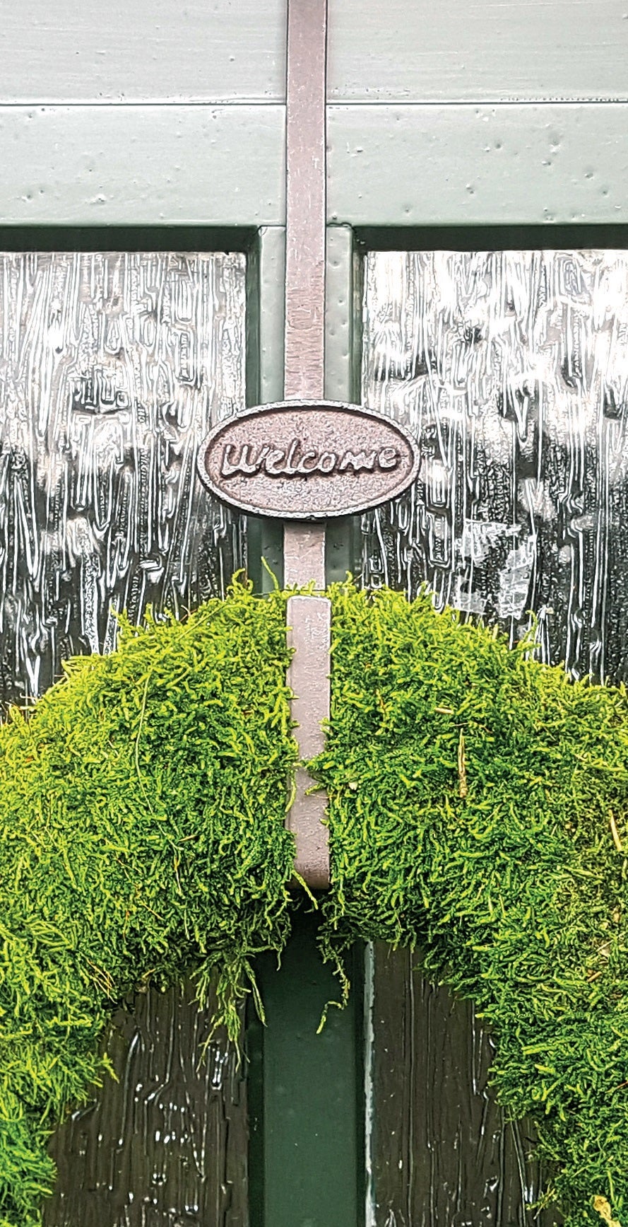 Door Wreath Hanger Welcome