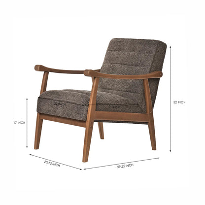 Petal Path Armchair, Grey