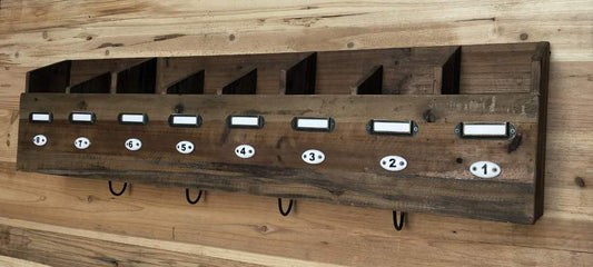 8 Compartment Wall Shelf