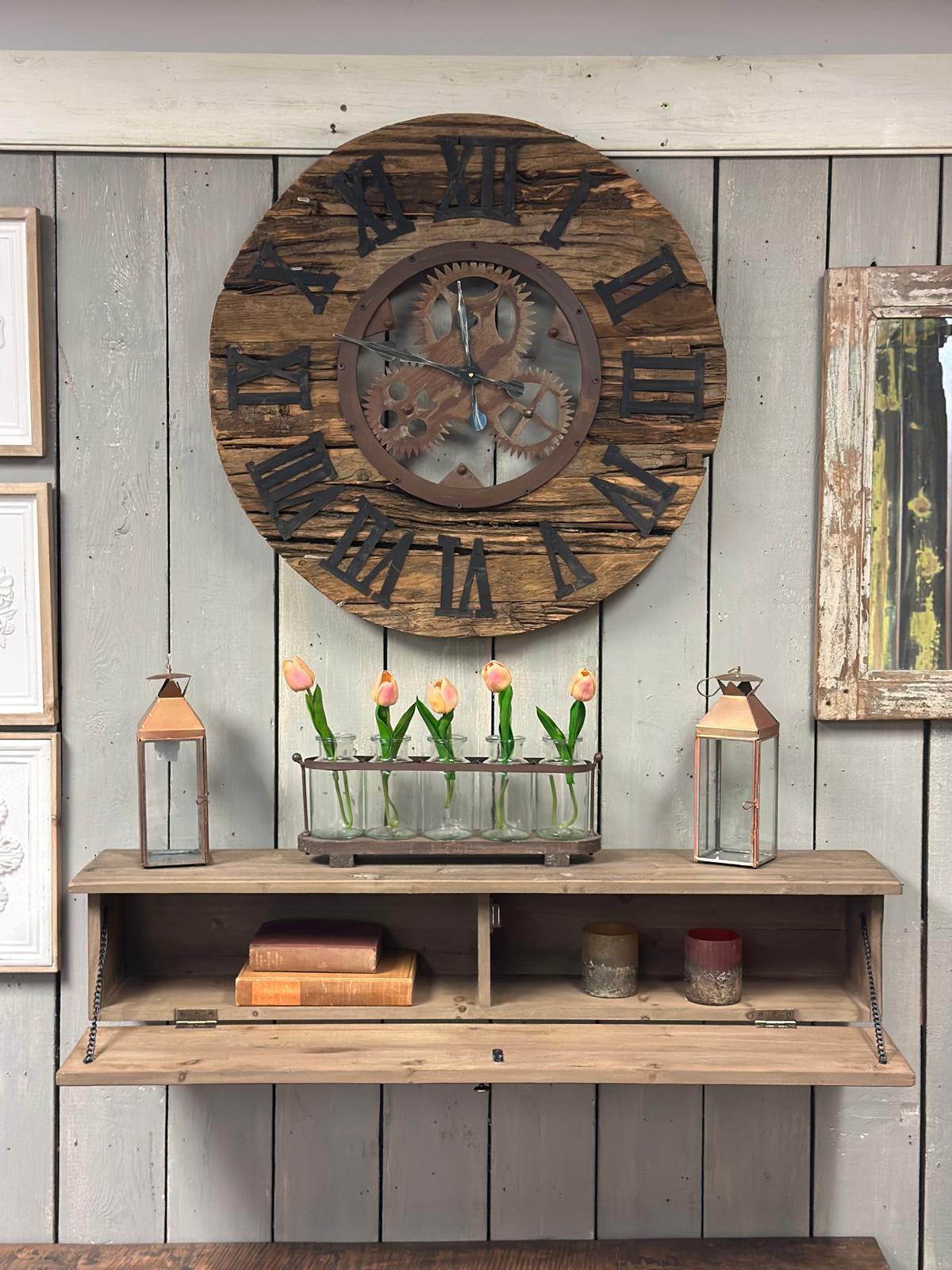 Mantel Shelf With Hidden Storage
