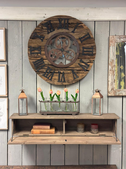 Mantel Shelf With Hidden Storage