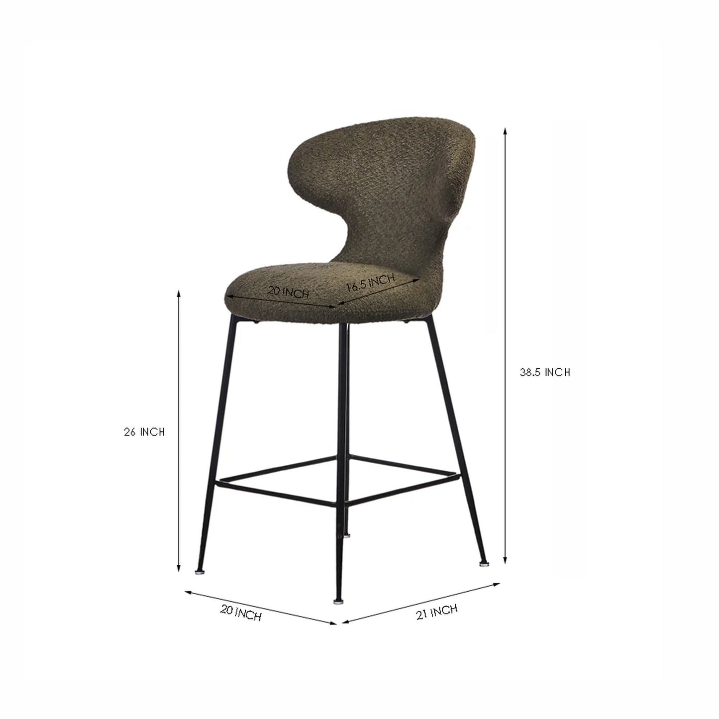 Coral Crest Bar Stool