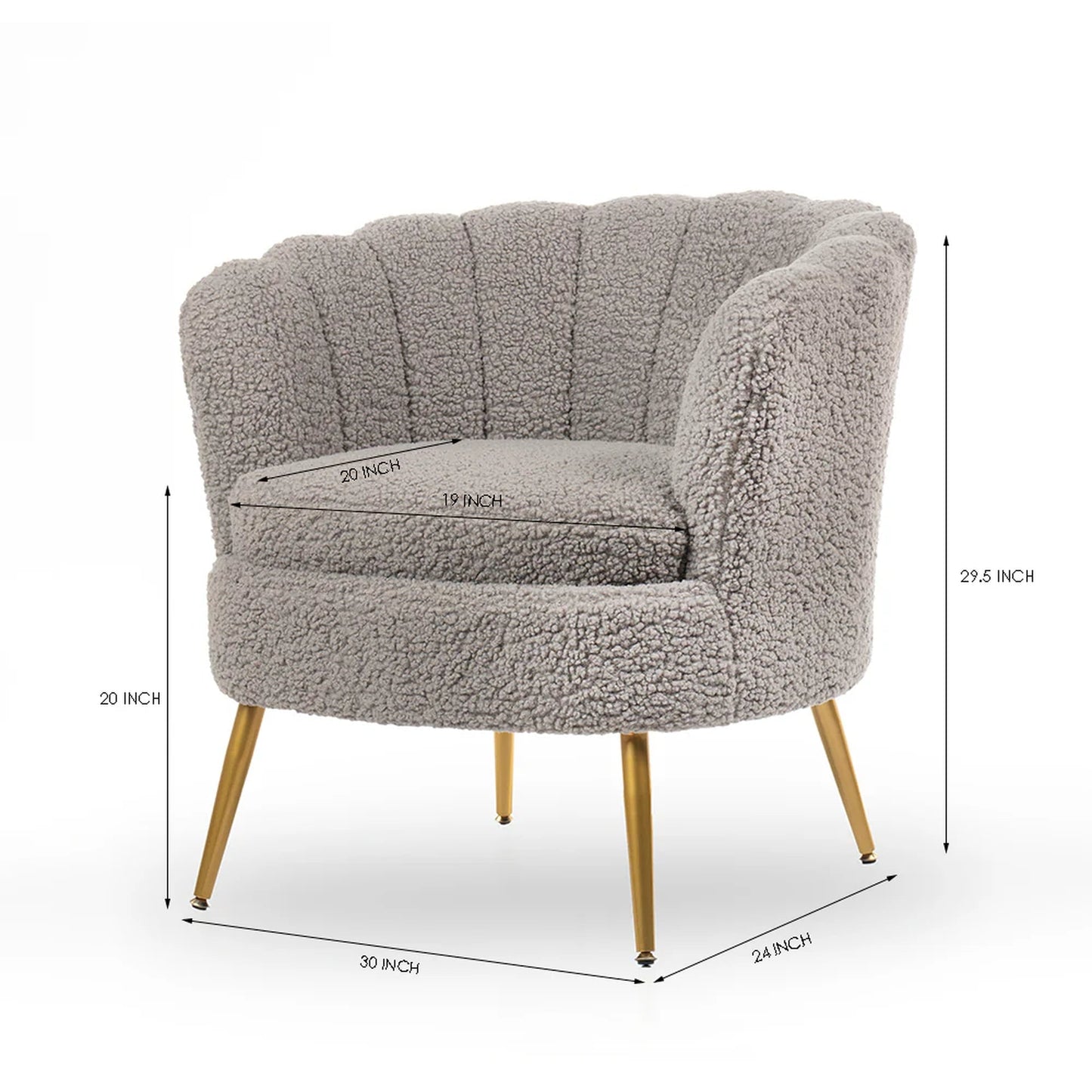 Alder Arbor Armchair, Grey