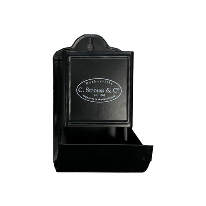 Vintage Safety Matches Holder, Black
