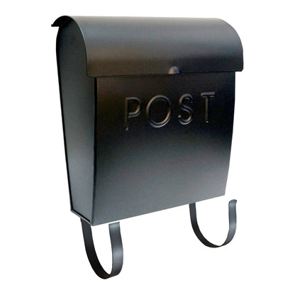 Black Euro Mailbox POST