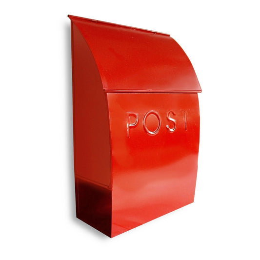 Milano Pointed Mailbox Red