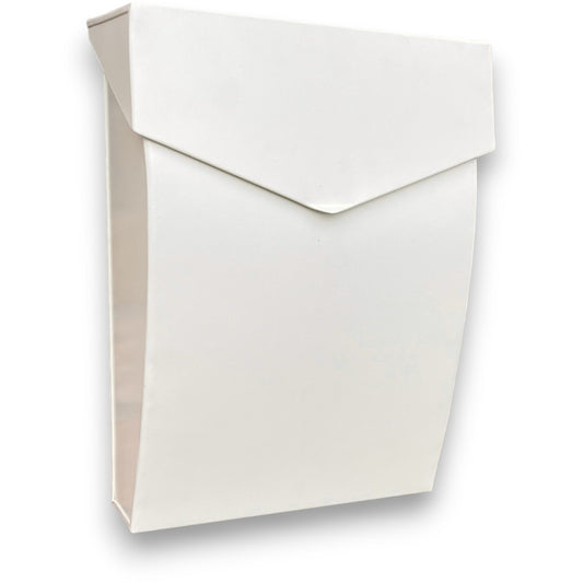 Bradly Steel Mailbox, Off White