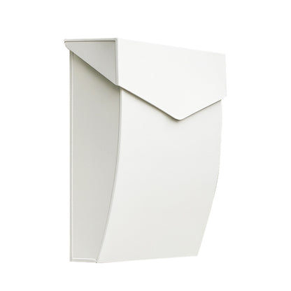 Bradly Steel Mailbox, Off White