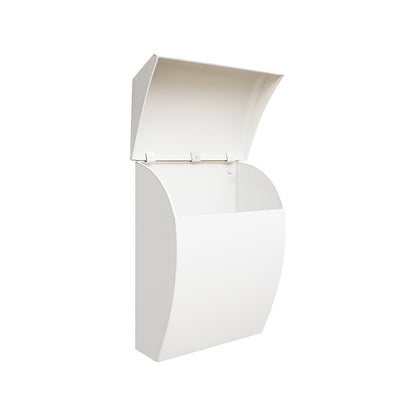 Bradly Steel Mailbox, Off White