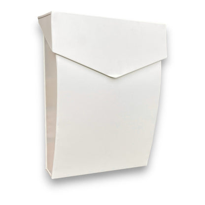 Bradly Steel Mailbox, Off White