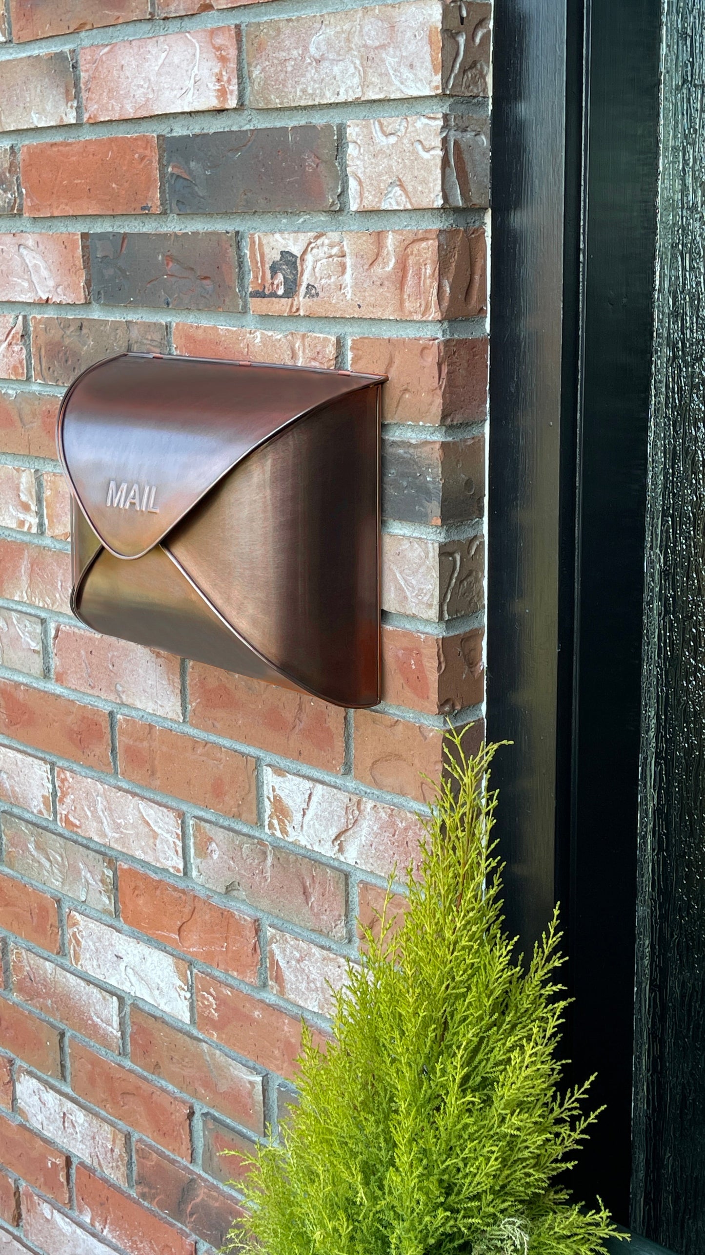 Envelope Mailbox, Antique Copper, Small