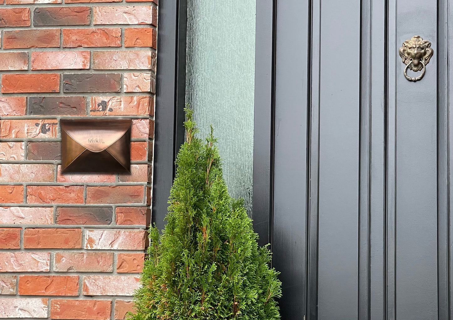 Envelope Mailbox, Antique Copper, Small