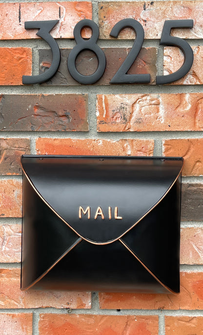 Envelope Mailbox BLK/CP, Small