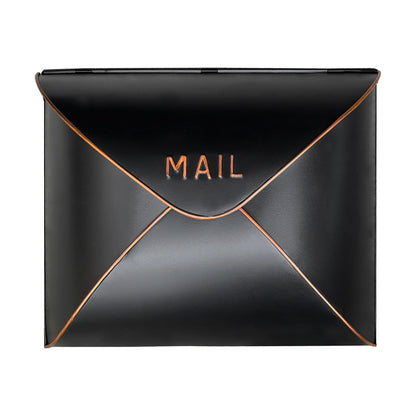 Envelope Mailbox BLK/CP, Small