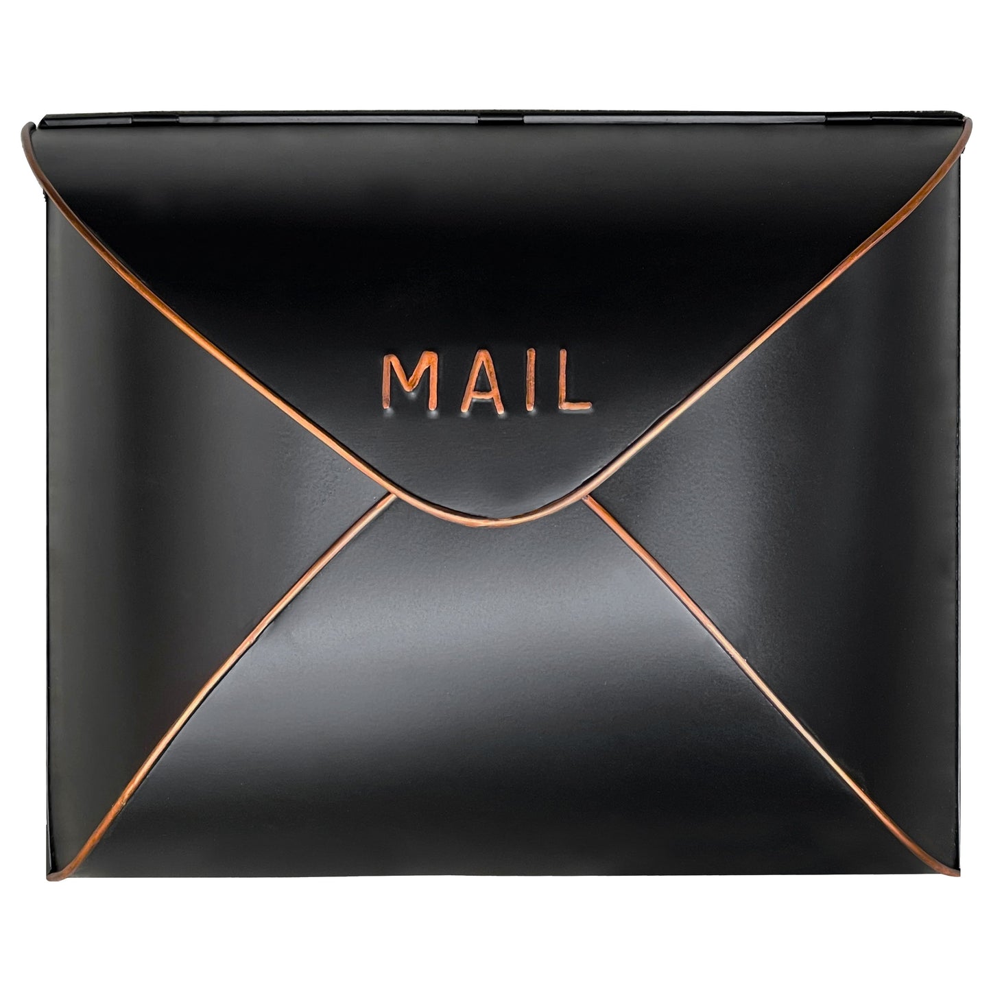 Envelope Mailbox BLK/CP, Large